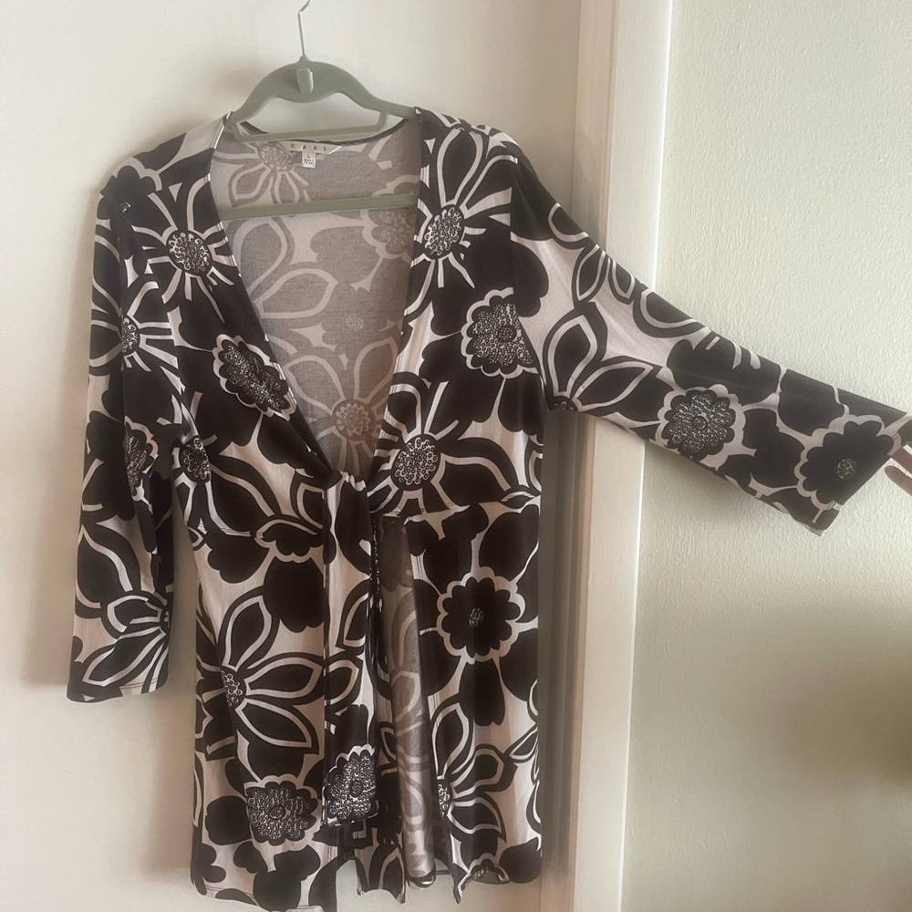 CAbi Floral Cardigan